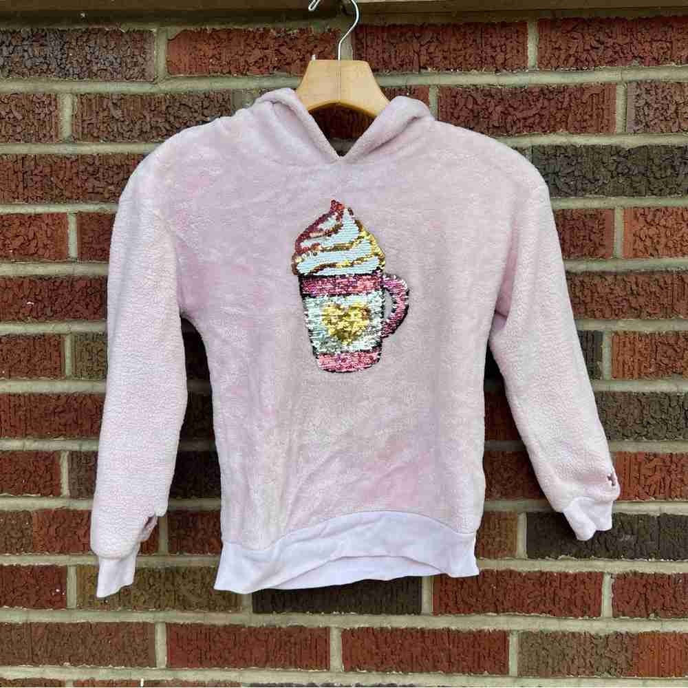 Beautees Light Pink Sherpa Hoodie